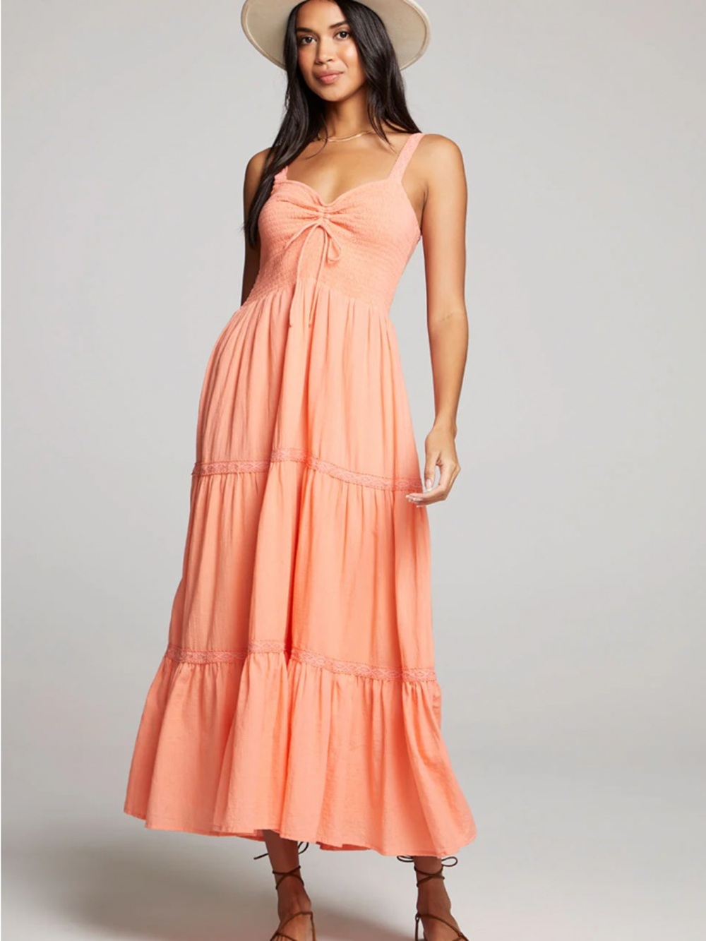 NWOT Anthropologie Saltwater Luxe Cotton Harbor Midi Dress Size Small